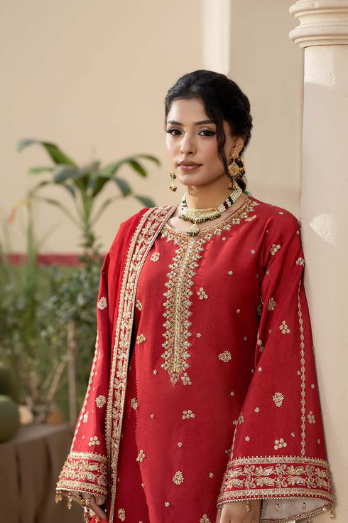 Maryams Embroidered Silk Suit PARISA-HRI-8596
