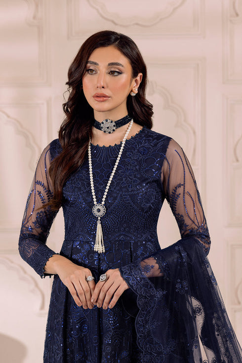 Alizeh Embroidered Net 3 Piece Suit DUA-V01D01A