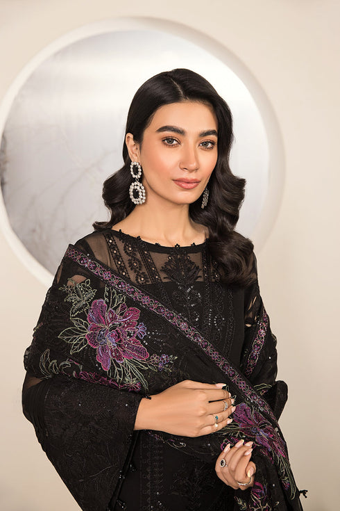 Alizeh Embroidered Chiffon 3 Piece Suit V15D03