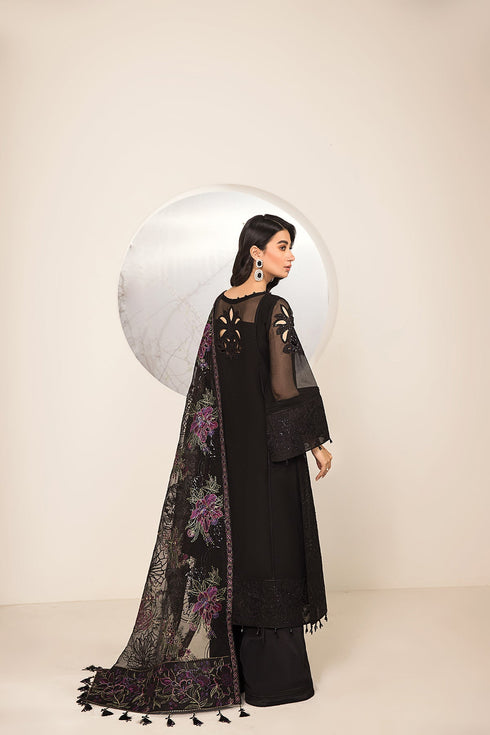 Alizeh Embroidered Chiffon 3 Piece Suit V15D03