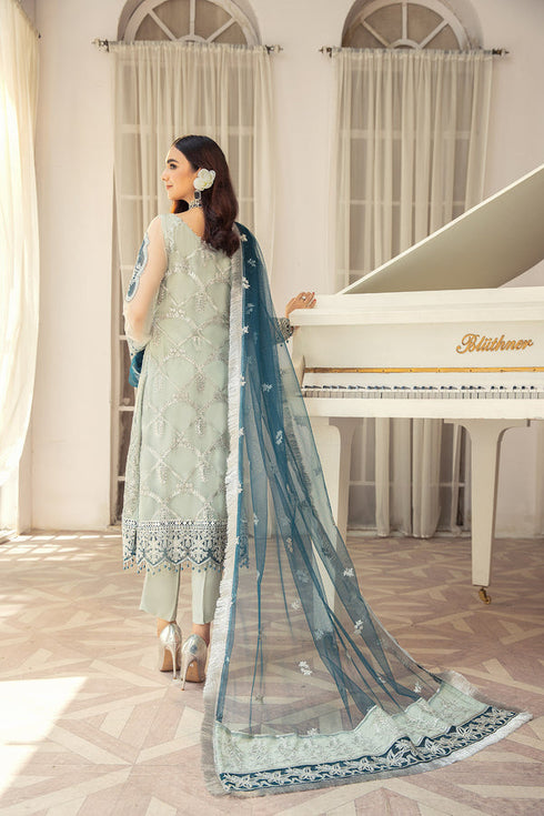 HON Embroided Net 3 Piece suit AMOL