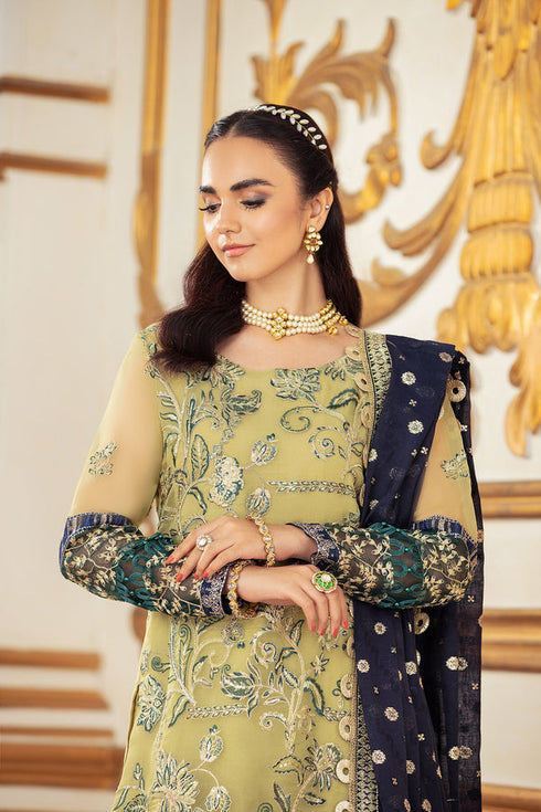 HON Embroided Organza 3 Piece suit FASANA