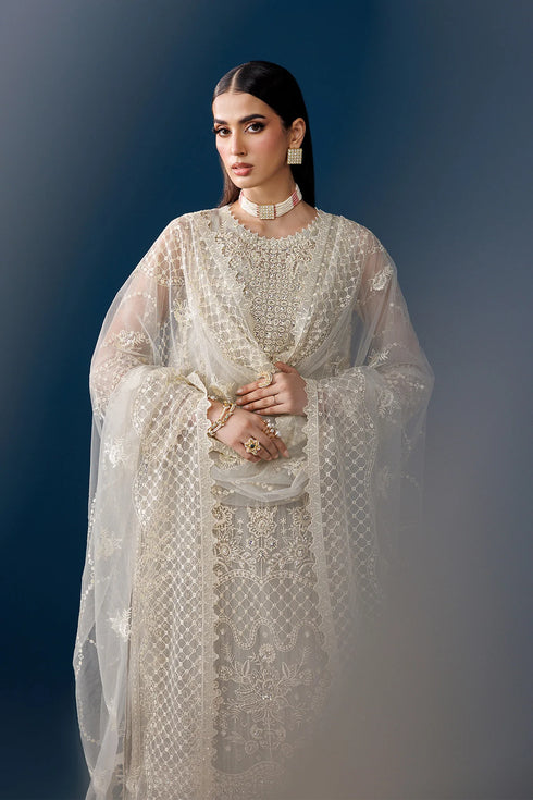 Alizeh Embroidered Net Suit AF-NHM-4056-Velor