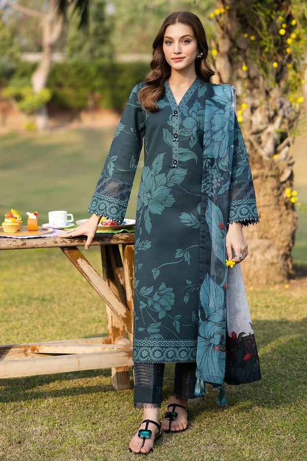 Alizeh Digital Printed Lawn Suit AF-PL-6035-Nigella