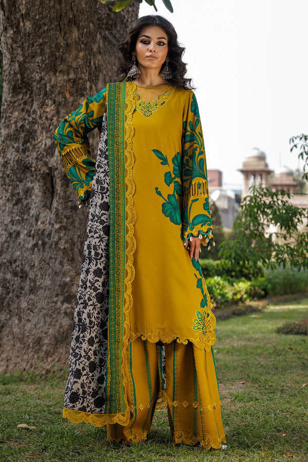 Charizma Embroidered Linen 3PC Suit CCW6-11