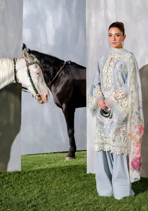 Elaf Embroiderd Lawn Suit ELH-7B ISSABEL