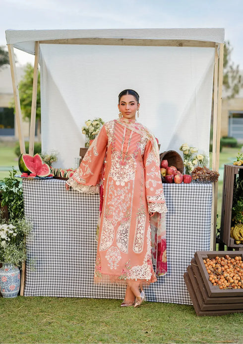 Elaf Embroiderd Lawn Suit ELH-5A AUTUMN DREAM