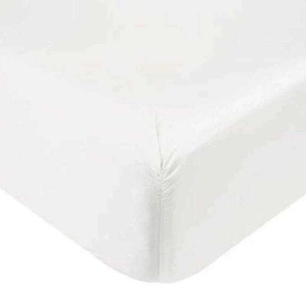 Luxury 800 Thread Count Egyptian Cotton Fitted Sheets - (30cm, White)