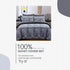 Soft Cotton Quilted Duvet Cover Set - Marrocoas Printed Reversible