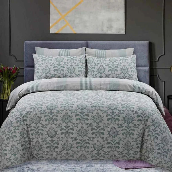 100% Pure Cotton Istanbul Green Duvet Covers - Stylish Prints