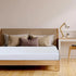 100% Cotton 800 Thread Count Extra Deep Fitted Sheets - 40cm - White