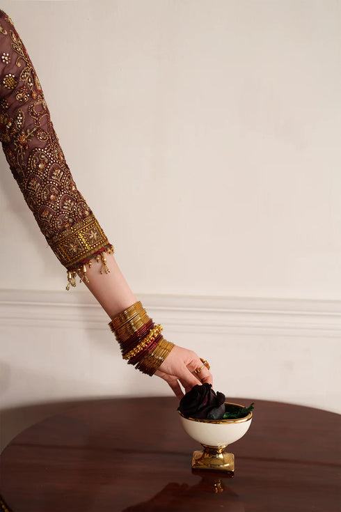 Baroque Embroidered Chiffon Suit CH14-07