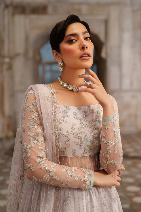 Iznik Embroidered Net Suit UE-552