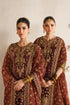 Baroque Embroidered Chiffon Suit CH14-07