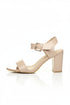 Low Block Heel Sandals Nude Pat G 1840
