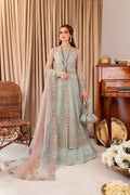 Farasha Embroidered Net 3 piece suit Camilla