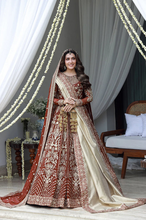 Gulmina Embroidered Chiffon Suit Eshaal