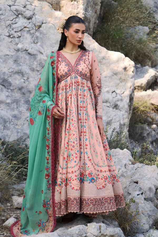 Hussain Rehar Embroidered Lawn Suit Chitlali