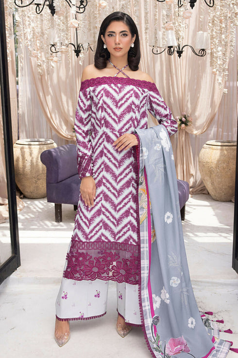 Asifa Nabeel Digital printed khaddar 3 Piece Suit Zeba