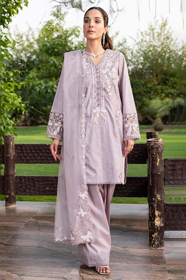 Zahra Rubab Embroidered Cotton Suit ZR-2536 | GARNET