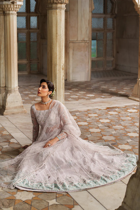 Iznik Embroidered Net Suit UE-552