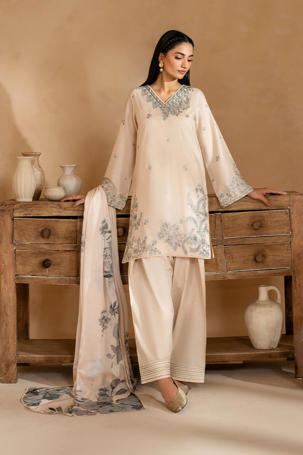 Iznik Embroidered Lawn suit UE-485