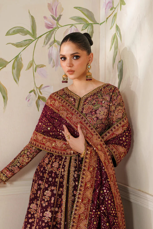 Baroque Embroidered Chiffon Suit CH14-05