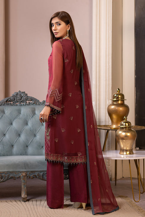 Flossie Embroidered Chiffon 3 Piece suit WARDA