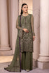 Flossie Embroidered Chiffon 3 Piece suit ZEBA-A