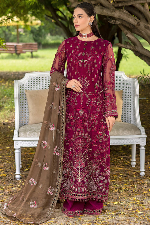 Flossie Embroidered Chiffon 3 Piece suit LUSTROUS