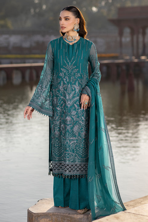Flossie Embroidered Chiffon 3 Piece suit COLD LIGHT