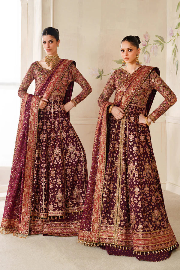 Baroque Embroidered Chiffon Suit CH14-05