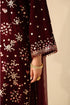 Barqoue Embroidered Velvet Suit UF-4315