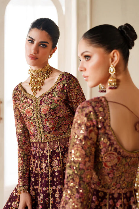 Baroque Embroidered Chiffon Suit CH14-05