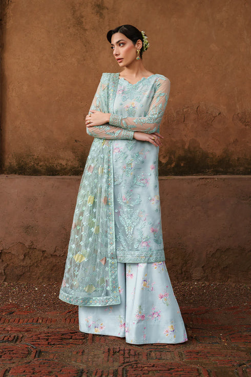 Iznik Embroidered Net  Suit UE-535