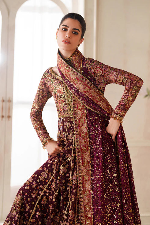 Baroque Embroidered Chiffon Suit CH14-05