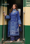 Asim Jofa Embroidered Jacquard 3 Pcs Suit AJUBU-02