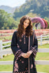Farasha Embroidered Lawn 3 Piece Suit Dark Passion
