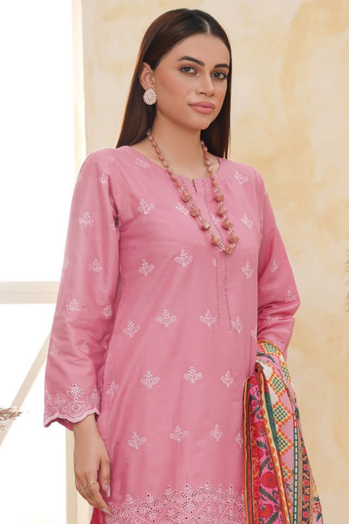 Bin Saeed Embroidered Chickenkari Lawn Suit BS-102