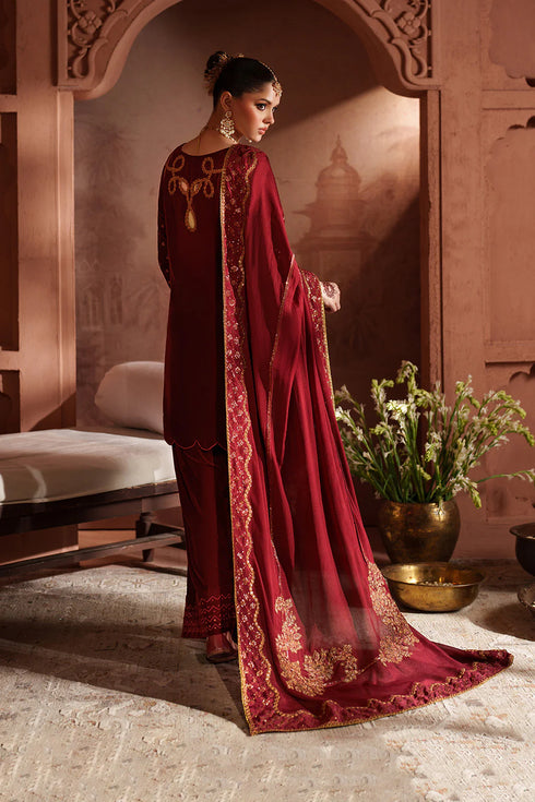 Iznik Embroidered Velvet Suit IV-58
