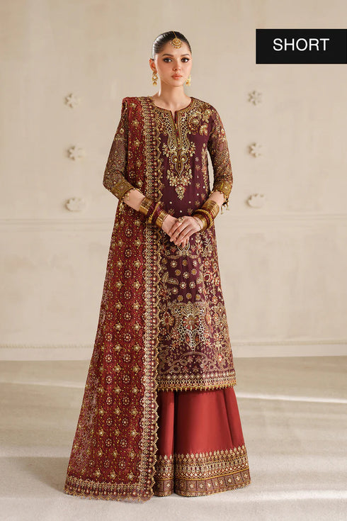 Baroque Embroidered Chiffon Suit CH14-07