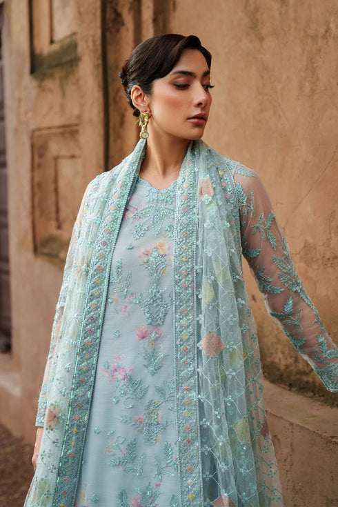 Iznik Embroidered Net  Suit UE-535