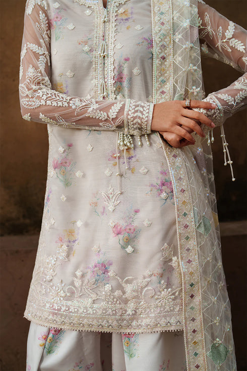 Iznik Embroidered Net  Suit UE-534