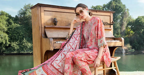Maria B Printed Lawn Suit MPT-2513-A