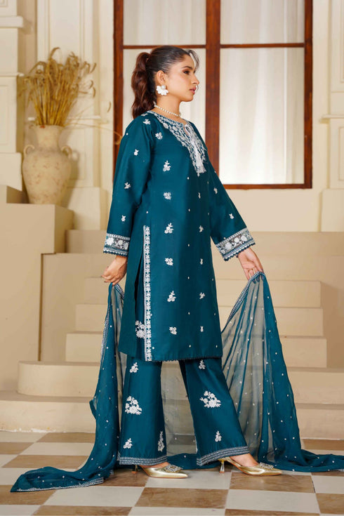 Attire Designer Embroidered Lawn 3PC Suit AD-27