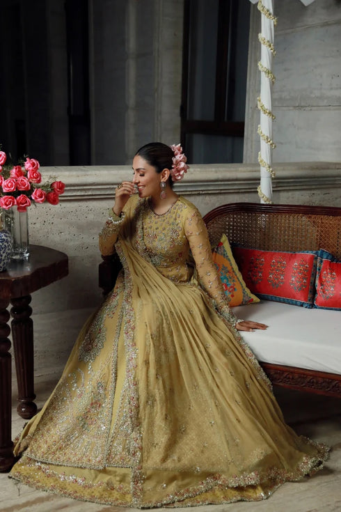 Gulmina Embroidered Chiffon Suit Ayeza