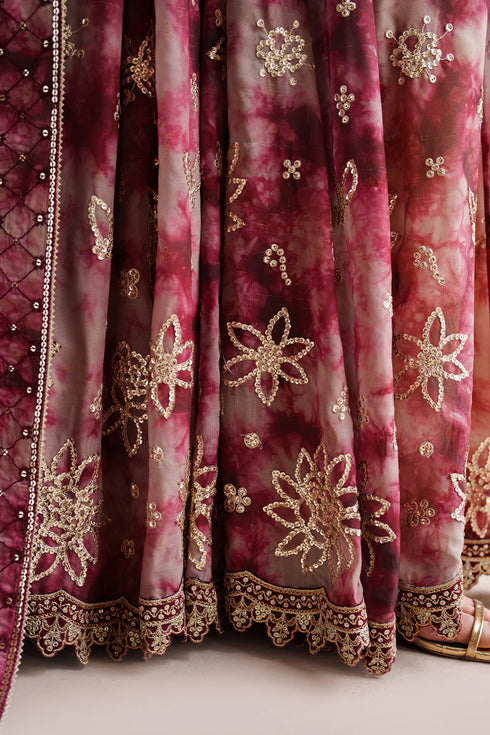 Iznik Printed Chiffon Suit UE-533