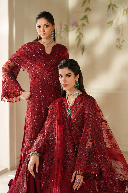 Baroque Embroidered Net Suit CH14-01