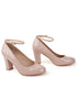 Ankle Strap Mid Block Heel G-1829