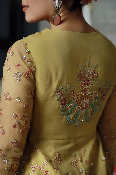 Gulmina Embroidered Chiffon Suit Ayeza